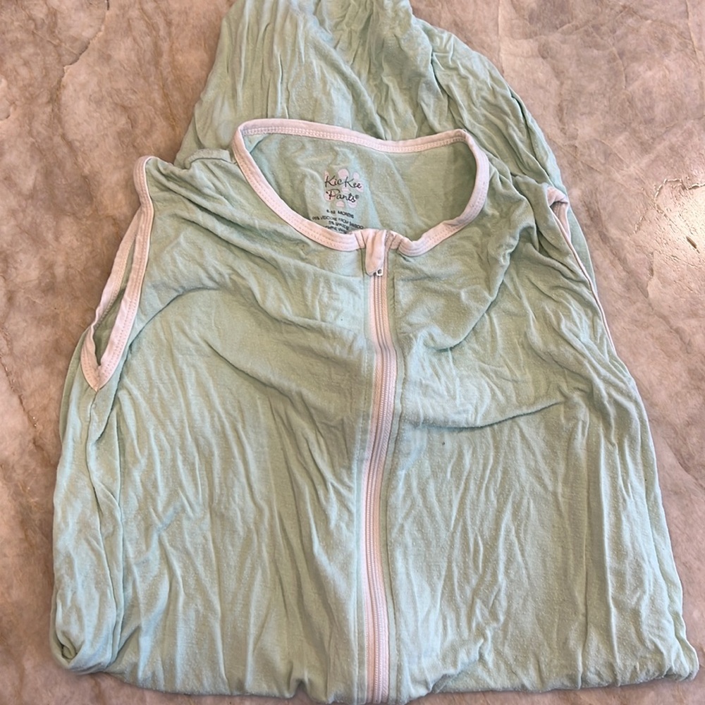 KicKee Pants ultra soft 6-18 months sleep sack mint green